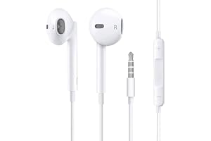 UCGOU Auricolari con Filo,Auricolari In-Ear Cuffie,Cuffie con Jack 3,5mm,Cuffie Stereo Hi-Fi con microfono e Controllo del Volume,Compatibili con iPhone,Samsung,Android,MP3,Tablet,per cuffie Jack da 3,5 mm