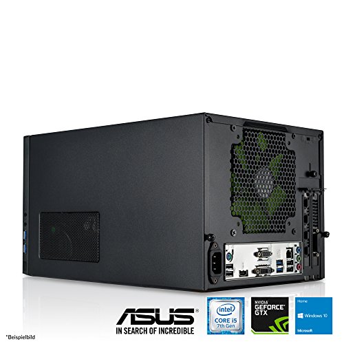 XMG PRIME lvl.1 Desktop Gaming PC, powered by ASUS (Intel i5-7500, GTX 1050 Ti, 8GB RAM, 1TB HDD, Win 10 Home) schwarz - 4