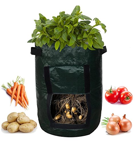 Preisvergleich Produktbild Wawer DIY Kartoffel Wachsen Pflanzer PE Tuch Pflanzbehälter Tasche Verdicken Garten Topf