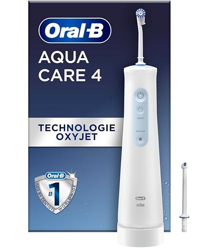 Pack De 4 Canules De Rechange Pour Hydropulseur Oral-B OxyJet - Têtes Neuves - Pour Une Hygiène Dentaire Optimale