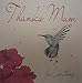 Produktbild WHITE COTTON CARDS Karte mit Kolibri"Thanks Mum For Everything", Muttertagskarte, handgefertigt, Weiß