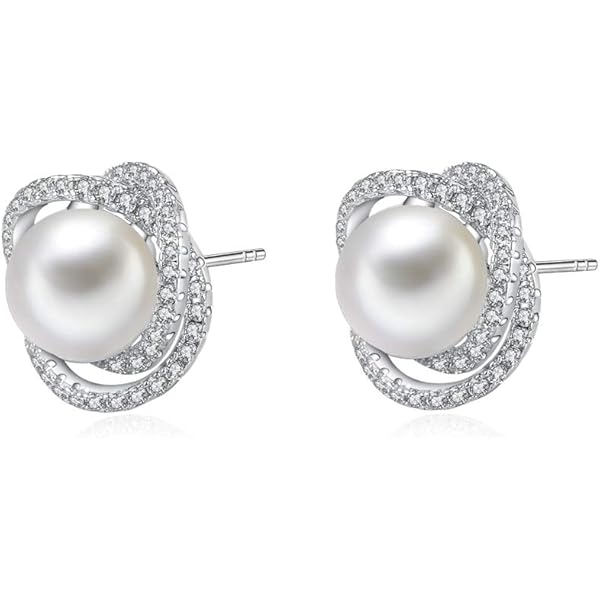 Keltische knoop 925 Sterling zilveren oorbellen, 4.38g