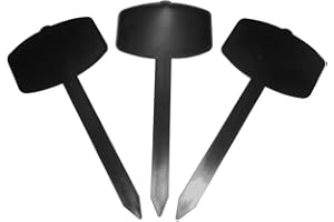 POLOPLAST PZ 10 TARGHETTA SEGNA Gusto Nera Alta CM 21,5 per VASCHETTE Gelato SPILLONE Black for Ice Cream SEGNAGUSTI