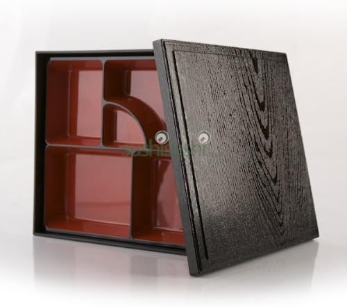 Japanese Made Lacquered Bento Box 240mm x 240mm