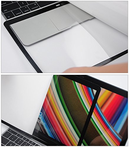 Colel Blendfreie Bubblegratis LCD-Displayschutzfolie mit Schwarz Rahmen für Apple Macbook Pro 15.4″ 15″ Model A1398 with Retina Display - 4