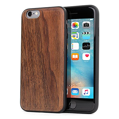 Snugg Coque iPhone 6 / 6s, Apple iPhone 6 / 6s Case Bois Housse [Bois Véritable] Luxe Rigide Ultra-