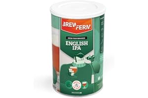 Brewferm - Kit de cerveza English IPA - Kit de elaboración de cerveza - 12 litros - Un IPA tradicional