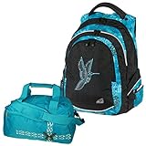 SCHULRUCKSACK: Großes Hauptfach mit flexiblem Inneneinteiler. Mittelfach mit Reißverschluss. Vortasche mit Reißverschluss und Organizer. 2 Seitentaschen. Die atmungsaktive Rückenpolsterung und die ergonomisch geformten Schulterriemen mit Brustgurt sorgen für höchsten Tragekomfort. Der Schulrucksack ist aus wasserabweisendem Material gefertigt und verfügt über retroreflektierende Elemente für mehr Sicherheit bei Dunkelheit. Größe: 44 x 32 x 24 cm. Volumen: ca. 32 Liter. Lieferung OHNE Inhalt.