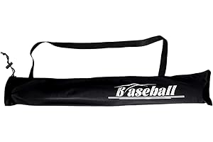 GENERICO Borsa Nera Per Mazza Da Baseball 88cm Borsas A Tracolla In Flanella Ispessita Per Mazza Da Baseballs borsa organizer pieghevole per mazzas da baseball Resistente alle deformazioni