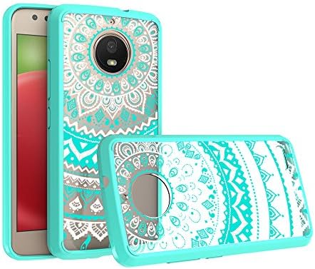 Xiu7 Clear Case for MOTO E4, ultra-slim and lightweight design-Green