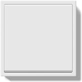 BSEED Wall Switch, 1 Gang 1 Way White 80 x 80 mm, Recessed Light Switch 16A, Plastic Panel, with Fixed Holding Hooks, Screwle