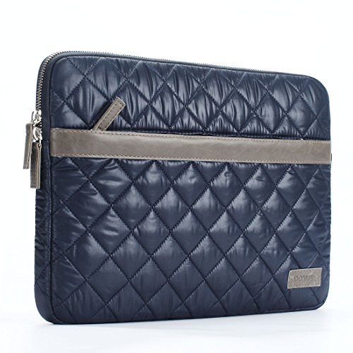 DOMISO 14 Zoll Nylon Laptop Sleeve Klassisch Tragbar Case Hülle Beutel Anti-Kratzern Schutzhülle Notebook Tasche Schutzabdeckung , Blau