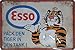 Produktbild Esso Metallschild, Original Esso Tiger 3D Werbeschild, Esso Tankstelle Blechschild, Esso Retro Metal Plate, 20 x 30 cm