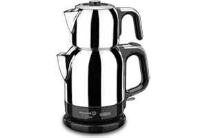 Korkmaz A331 Çaytema 1600 W Teemaschine Caytema A 331 - Inox Chrome