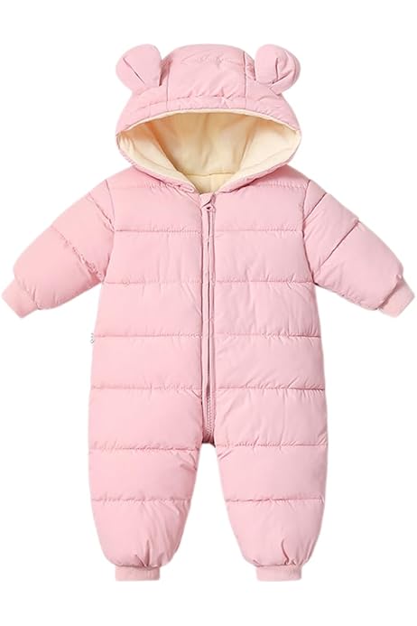 Corredino Neonato Maschietto Invernale Tuta Neve Bambino Invernale