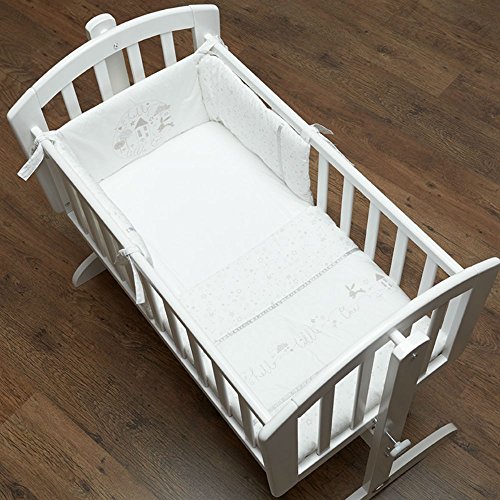 Obaby Hello Little One Crib Set - White