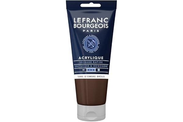 Lefranc Bourgeois Acrylique Fine Tube 80ml Terre D'Ombre Brûlée