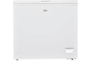 Beko - CF200EWN - Congelatore Orizzontale Statico, Volume Totale Netto 198 L, Controllo Elettronico, Bianco, 54.5D x 90.5L x 84.5H cm