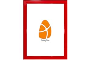 BLINKZ DECORATIONS Rainbow 20 Colours Range Modern Thin Picture Photo Poster Frame Decor A2 A3 A4 A5 Sizes (Red, A3)