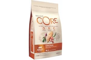 Wellness CORE Original 4 kg, Poulet/Dinde – Croquettes pour Chats Adultes, 100% Naturelles, Hypoallergéniques, Riches en Viande