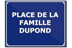 Ocadeau Plaque de Rue personnalisée avec du Texte – Impression de Votre nom de Rue sur Cette Plaque de Rue Personnalisable
