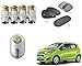 Auto Pearl Premium Quality Car Accessories Combo of Car Tyre Air Alert Valve Cap Set of 4 Pcs. & Godrej Click Car Air Freshner 9 ml - Green & Premium Quality Car Auto Window Side Chipkoo Sunshade Curtains Black Set of 5 Pcs. For Chevrolet Beat Type-2 RS.921.00