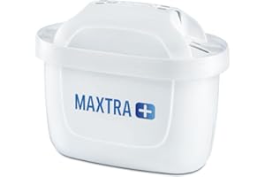 BRITA MAXTRA+ replacement water filter cartridges, compatible with all BRITA jugs -reduce chlorine, limescale and impurities for great taste - single