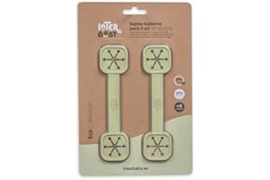 Interbaby Porta-bavaglino in silicone grigio per bambini