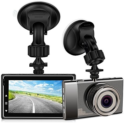 Dash Cam,Uniway Car Camera VR17 3.0 Inch DVR 1080P Dashboard Camera Car Vehicle Camera with G-Sensor Loop Recording WDR