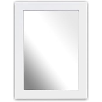 King Home S1710843 30X40H Bianco Espejos de pared leucom Muebles