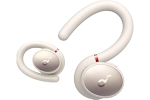 ‎SOUNDCORE Soundcore Anker, Soundcore Sport X10 True Wireless Bluetooth 5.2, treningowe, obrotowe zaczepy na uszy, głęboki bas, wodoodp. IPX7, odporność na pot, 32 godz. odtw., szybkie ładow., siłownia, bieganie