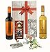 Produktbild Geburtstagsgeschenk"Vintage" als Präsentkorb oder Geschenkbox ist als Geschenkset mit Rot- und Weißwein und leckeren Tartuffo eine hervorragende Wahl.