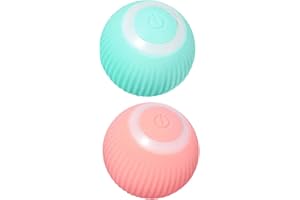 Mgichoom Balles interactives pour Chat - Interactives et automatiques - USB à 360 ° - Stimulation de l'instinct de Chasse