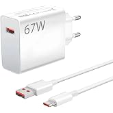 67W Type-C Şarj Adapt&ouml;r&uuml; ve Kablo Seti, Saniye G&ouml;sterir Turbo Hızlı Şarj G&ouml;stergeli,İphone İle Uyumlu Duvar Tipi Adapt&ouml;r