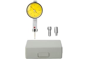 Sharainn Messuhr, Präzisionswerkzeug mit 0,01mm Genauigkeit, 0-0,8mm Messbereich, Magnetische Schwalbenschwanzschienen, 32mm Zifferblatt