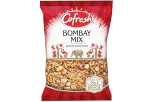 Cofresh Bombay Mix Indian Savoury Snack 325g Vegetarian Cofresh Bombay Mix Snack salé indien 325g végétarien