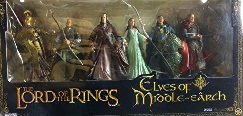 The Elves Of Middle Earth Lord Of The Rings action figure Box Set