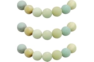 ‎MJDCB MJDCB Perlen zum Auffädeln 6mm 60 stück Mattierter Amazonit Halbedelsteine Perlen mit Loch Natürliche Lose Runde Steinperlen für Herstellung Schmuck Armbänder Halsketten