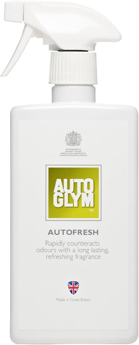 Autoglym Autofresh Car Air Freshener Spray, 500ml - Citrus Scented for Long Lasting Freshness on Car Carpets, Trim or Fabrics