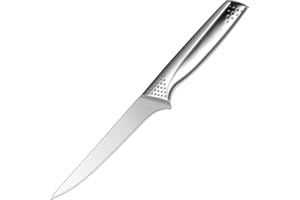 Plys Cuchillo fileteador de acero inoxidable cuchillo: deshuesador 15 cm, cocina, cuchillo de profesional, cuchillo para cortar huesos, cuchillo para pescado