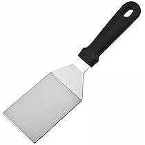 2 Spatole In Acciaio Inox Per Barbecue - Paletta Multiuso Per Bistecche, Hamburger E Cucina - Foto 5