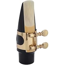 16 Coussins Embouchure Saxophone 0.8mm | Alto/Ténor | Caoutchouc Noir | Anti-Dérapant Et Confort