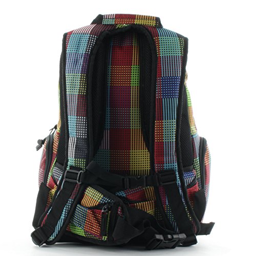 Franky Rucksack 16 Zoll Laptopfach RS8 Check and Stripes - 5