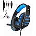 Produktbild Mengshen Gaming-Headset, 3,5 Mm Professionelle Stereo-KopfhöRer - Einschliesslich Y-Splitter FüR PC, Playstation 4, Xbox One, Android Und Ios - GM3 Blue