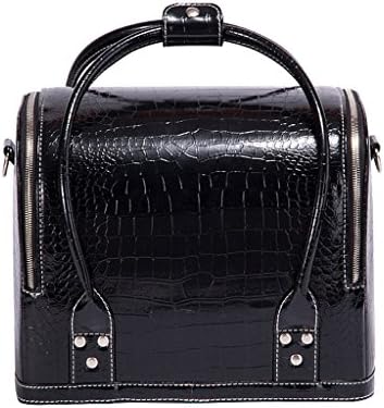 TaoMi Homw- Cosmetic Storage Box Household Portable Cosmetic Case Beauty Salon With Makeup Beauty Kit - Black Large