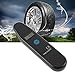 Produktbild AOLVO Fat Tire Pressure Gauge Meter für MTB, Mountainbike, Auto, Wohnmobil, Motorrad Reifen, tragbare digitale Reifendruck Guage mit Gummi Shell Digitales LCD-Display, 150PSI – Schwarz