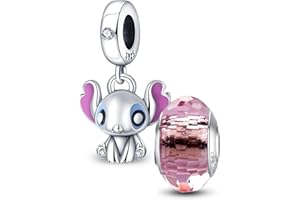 HappyStar Bead Charms para Charms Pulsera Collar Joyería Europea, Bead Charms para Mujer, Colgante Plata de Ley 925