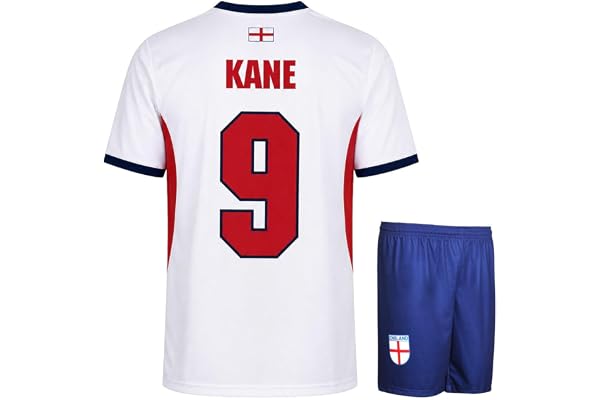 England Fotbollströja Kane Hemma - Barn och vuxna - Pojkar - Fotbollsutrustning - Fotbollspresenter - Sport-T-shirt - Sportkläder
