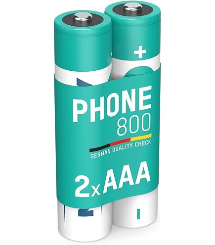 Batteria CS-TKA806CL 1200mAh Per Telefoni Poly, NEC, Vertical, Telekom E Altri (Li-ion, 3.7V, Nero)