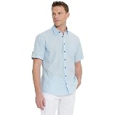 AC&amp;Co/Altınyıldız Classics Comfort Fit Rahat Kesim Gizli D&uuml;ğmeli Yaka Keten G&ouml;r&uuml;n&uuml;ml&uuml;%100 Pamuk Flamlı G&ouml;mlek